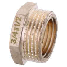 Футорка 1/2"х3/4" Koer KF.F0608.WN без нікелю