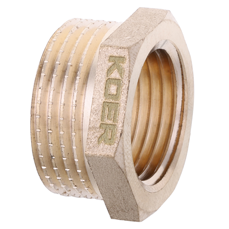 Футорка 1/2"х3/4" Koer KF.F0608.WN без никеля
