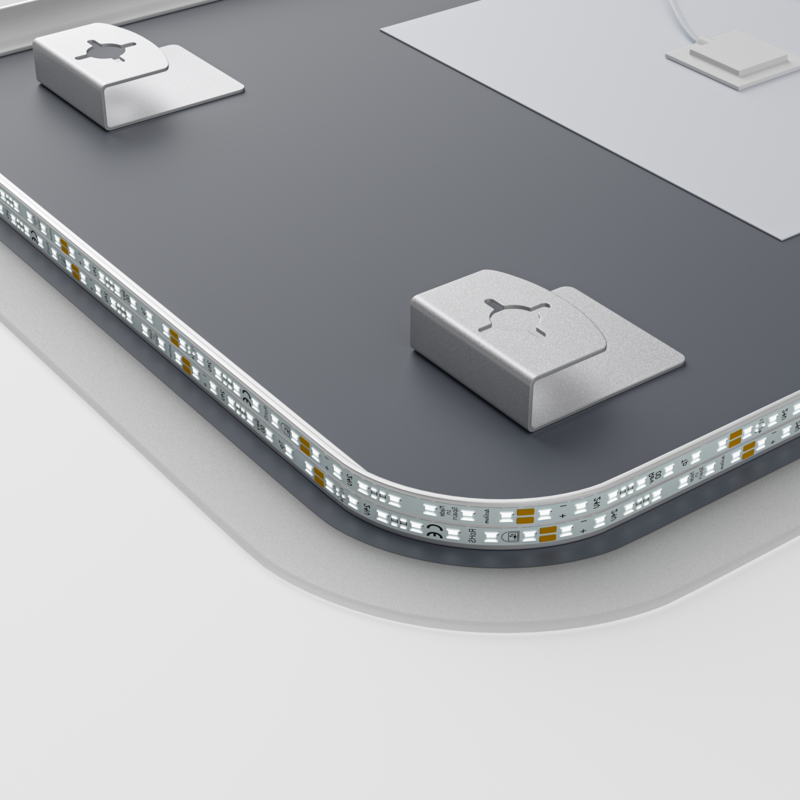 Зеркало Mixxus BEVEL MA02-90x65-REVERSE (LED Touch, Anti-fog, димер (3-6,5kK))