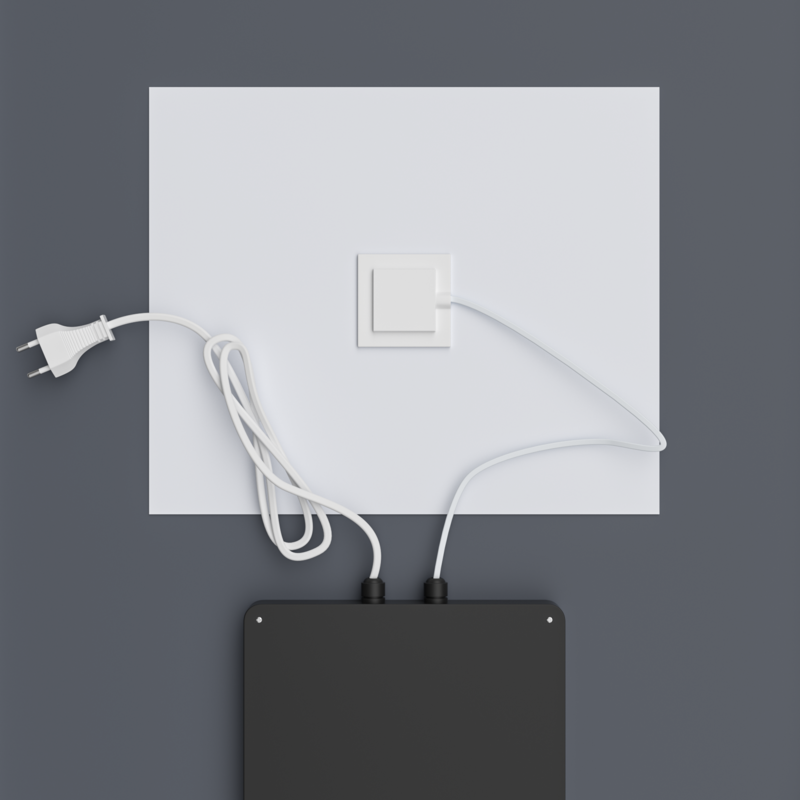 Зеркало Mixxus BEVEL MA02-90x65-REVERSE (LED Touch, Anti-fog, димер (3-6,5kK))