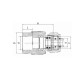 Муфта для коллектора Koer K0284.Pro - 20x16x2.0mm PPR с переходом на PEX