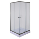 Душевая кабина с низким поддоном Mixxus CUBIC SCT01-90x90x195-TR GRAPHITE прозрачное стекло 4мм (MI