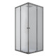 Душевая кабина с низким поддоном Mixxus CUBIC SCT01-90x90x195-TR GRAPHITE прозрачное стекло 4мм (MI