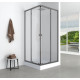 Душевая кабина с низким поддоном Mixxus CUBIC SCT01-90x90x195-TR GRAPHITE прозрачное стекло 4мм (MI