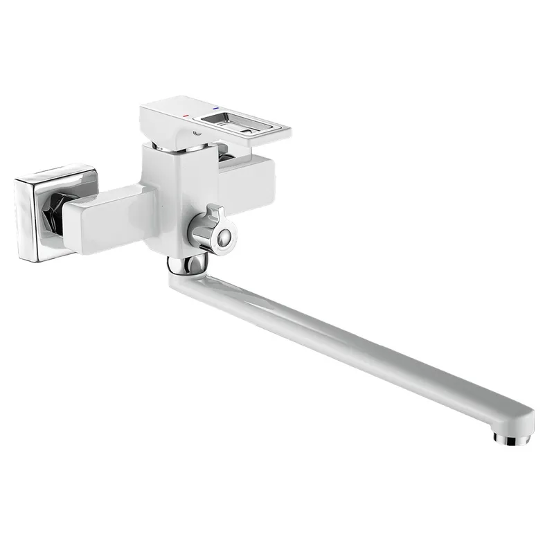 Смеситель для ванны Mixxus Premium DANTE 006 EURO White-Chrome