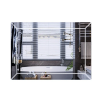 Зеркало Mixxus Premium CUBIC MR14-80x60-REVERSE (LED Touch, Anti-fog, димер)