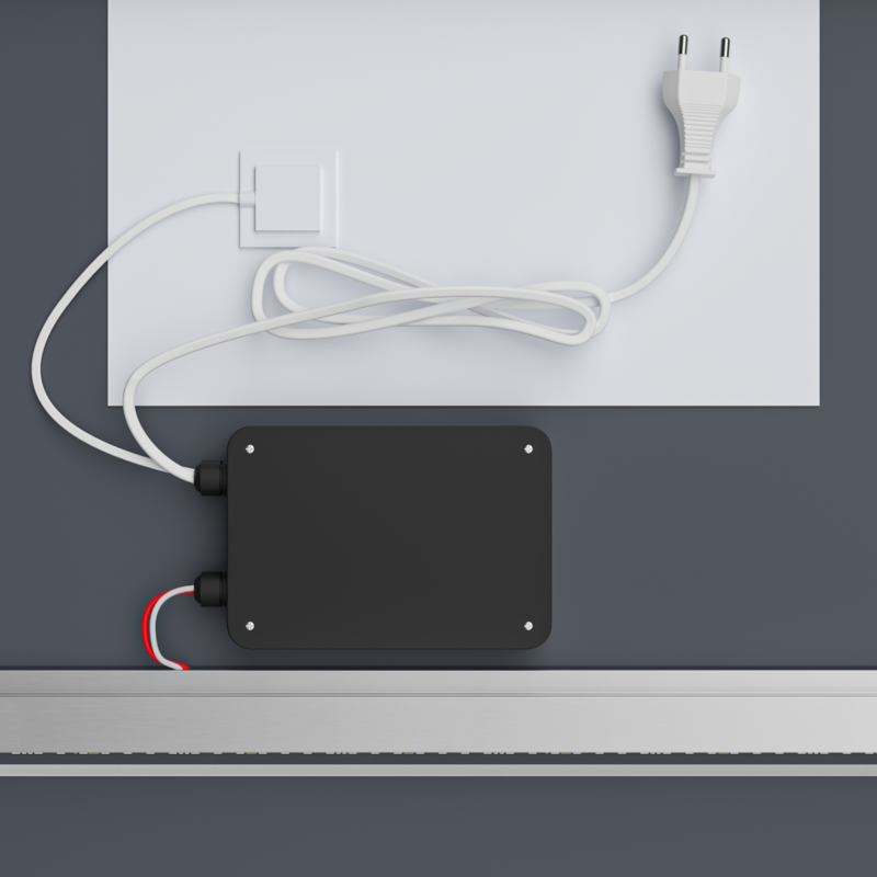 Зеркало Mixxus Premium CUBIC MR14-80x60-REVERSE (LED Touch, Anti-fog, димер)