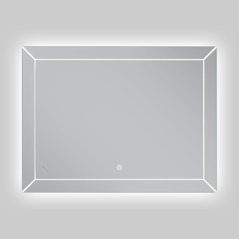 Зеркало Mixxus Premium CUBIC MR14-80x60-REVERSE (LED Touch, Anti-fog, димер)
