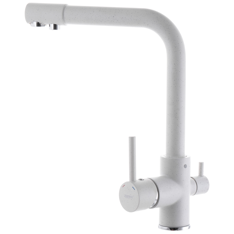 Смеситель для кухни Zerix LR4055W-3 с выходом для питьевой воды