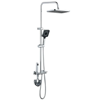 Душевая колонна со смесителем Mixxus Premium MARLIN 009-J с кнопкой переключения, 4 режима