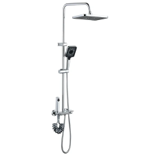 Душова колона зі змішувачем Mixxus Premium MARLIN 009-J з кнопкою перемикання, 4 режими