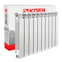 Биметаллический радиатор Koer 100 Bimetal-500 Grand (KR5145) / Цена за 1 секцию