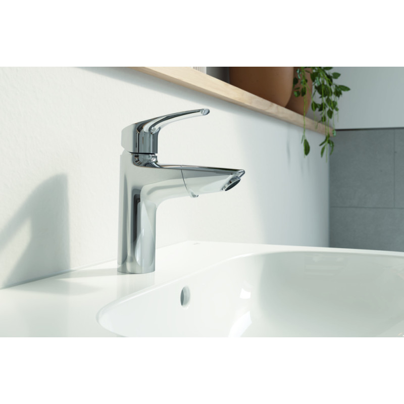 Смеситель для раковины с выдвижным изливом Grohe Eurosmart New