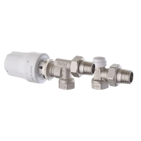 Комплект для подключения радиатора Roho R5170-050K - 1/2" осевой