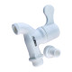Кран для холодной воды PVC (White) Plamix PVS-1/2"