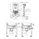 Система інсталяції для унітаза 3 в 1 Grohe Rapid SLX
