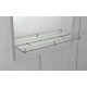 Зеркало настенное Zerix SANSA MRZ04-450x600x100 прямоугольное с полкой и декором