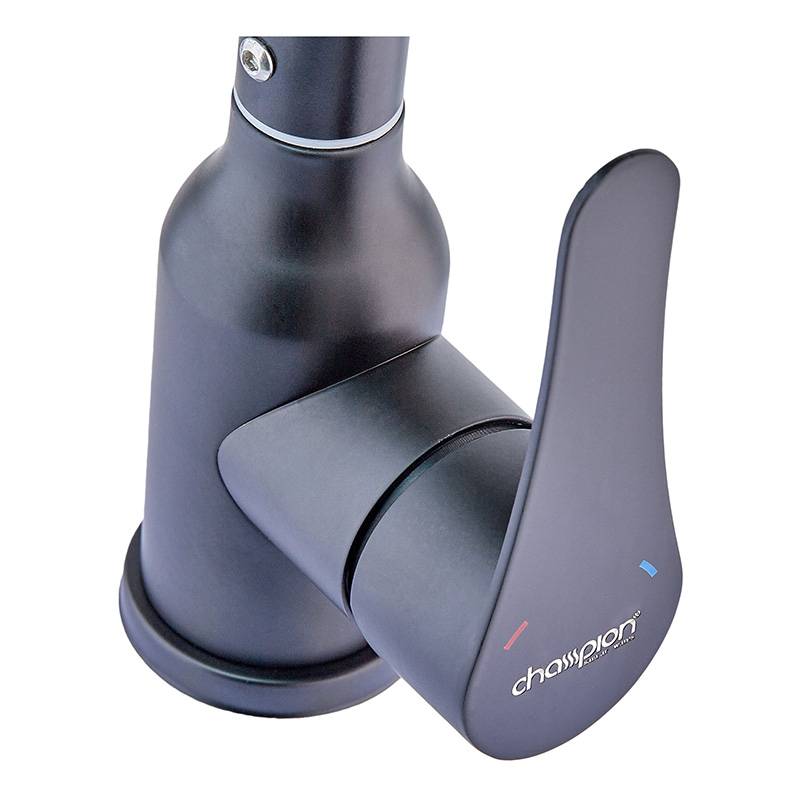 Смеситель для кухни Champion SAP-011 Black (нерж. сталь)