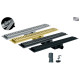 Душевой трап из нержавеющей стали SUS304 Koer FD35-70x800-Black