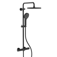 Душевая колонна с термостатическим смесителем Koer KB-55013-05 (Цвет черный)