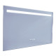 Зеркало Mixxus Strong MR05-100x60 (часы, LED-подсветка, антизапотевание)