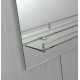 Зеркало настенное Zerix SANSA MRZ05-700x850x105 прямоугольное с полкой
