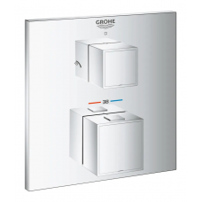 Термостат прихованого монтажу на 2 споживача Grohe Grohtherm Cube