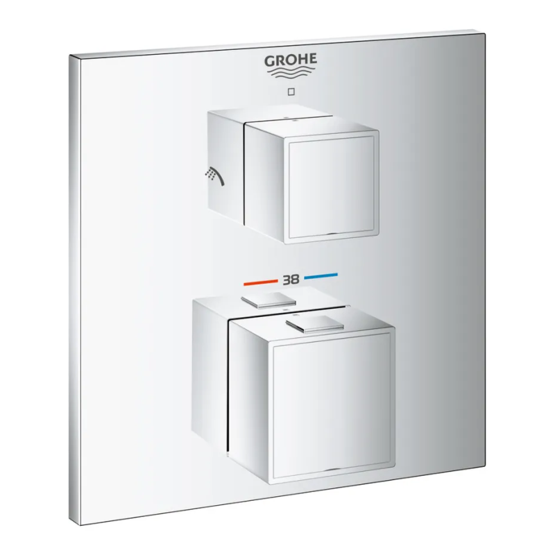 Термостат скрытого монтажа на 2 потребителя Grohe Grohtherm Cube