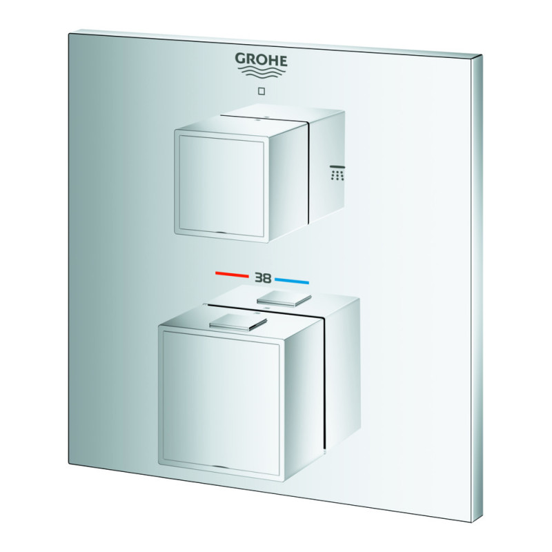 Термостат скрытого монтажа на 2 потребителя Grohe Grohtherm Cube
