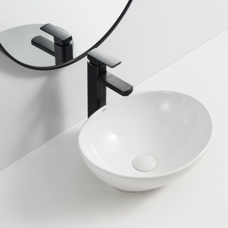 Раковина накладная Mixxus Premium ELLIPSE-0107 345х265х120mm