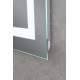 Зеркало Mixxus Hard MR06-50x80 (часы, LED-подсветка, антизапотевание)