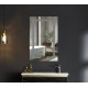 Зеркало Mixxus Hard MR06-50x80 (часы, LED-подсветка, антизапотевание)