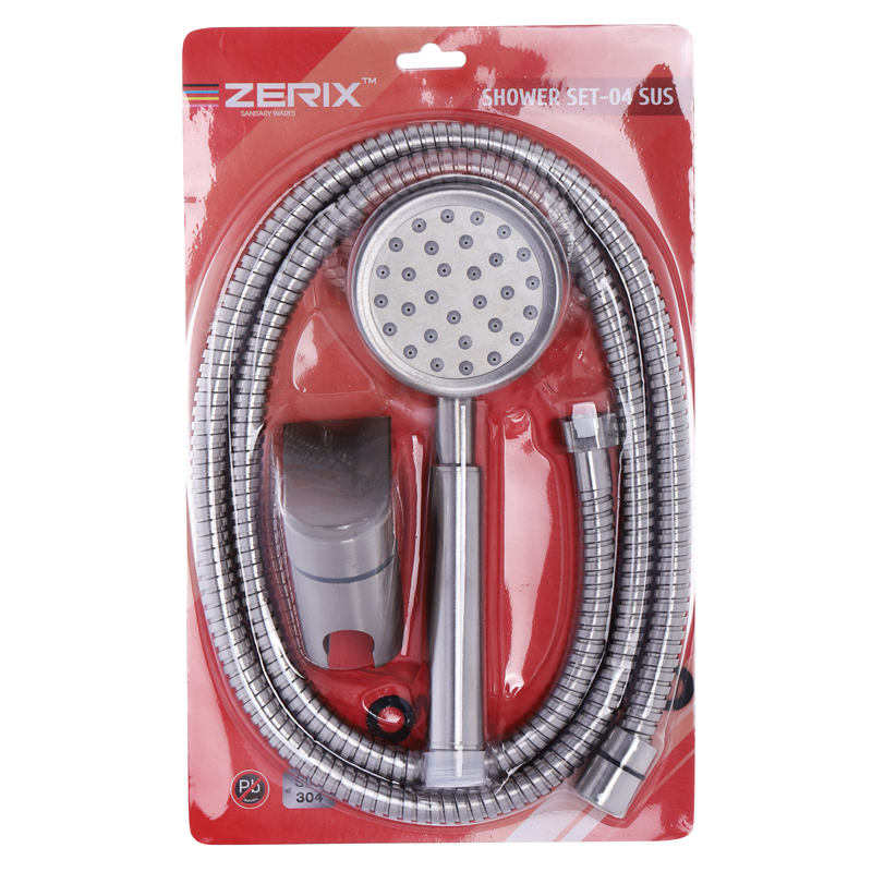 Душевой набор (шланг, лейка, кронштейн) Zerix Shower SET-04