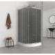 Душевая кабина с низким поддоном Mixxus PLAIN SCT02-90x90x195-GR SATIN серое тонированное стекло 4м