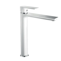 Смеситель для умывальника HAIBA ALEX 001 HIGH WHITE-CHROME