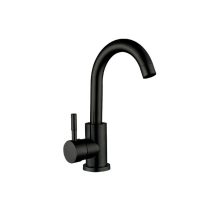Смеситель для умывальника Champion SUS-011-B Black с нерж. стали SUS304 (Цв.черный)