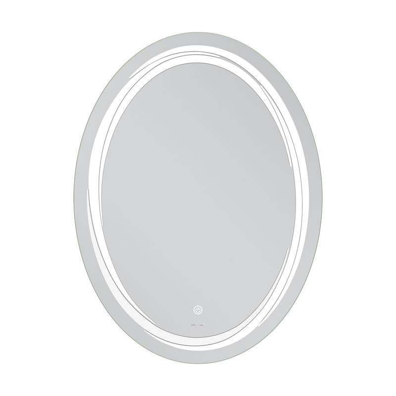 Зеркало Mixxus Premium WAVE MV04-60x80 (LED Touch, Anti-fog, димер (3-6,5kK))