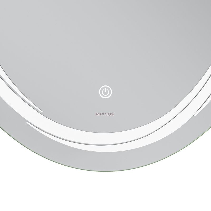 Зеркало Mixxus Premium WAVE MV04-60x80 (LED Touch, Anti-fog, димер (3-6,5kK))