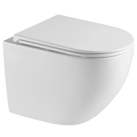 Унитаз подвесной Mixxus Premium Ellipse-0303-R 520x365x360mm, система смыва Rimless