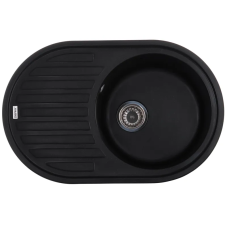 Мийка кухонна Zerix ZS-7750R-14 Чорний металік