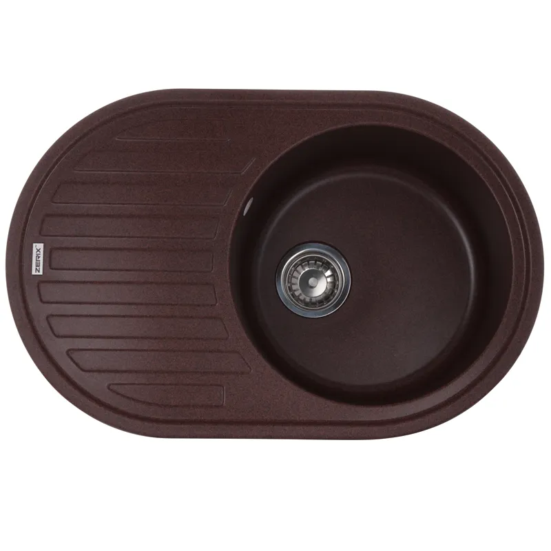Мойка кухонная Zerix ZS-7750R-12 Коричневая
