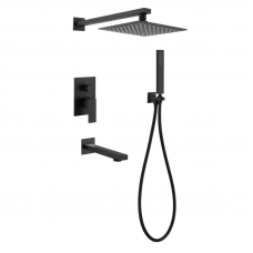 Вбудована душова система Mixxus KUB-009 Inner Black (нерж. сталь)