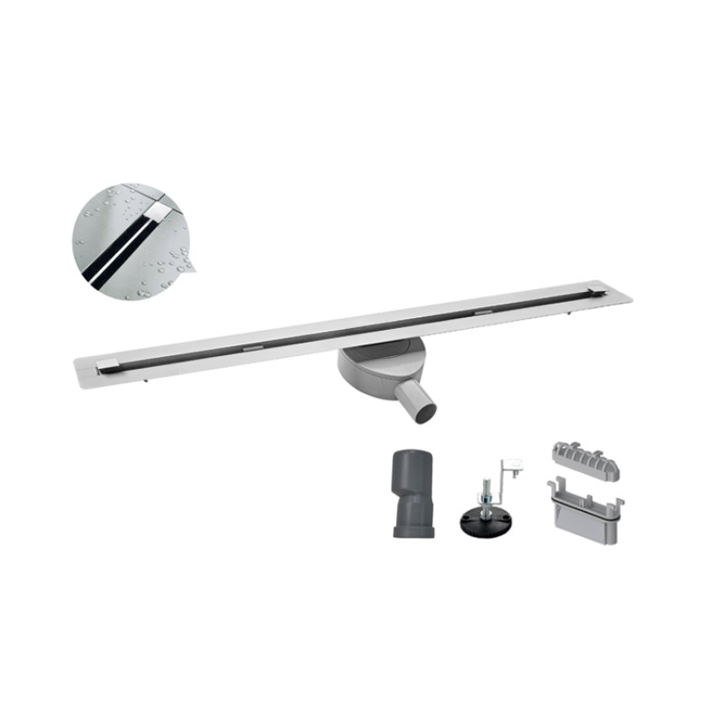 Душевой трап "Тонкий" из нержавеющей стали SUS304 Koer FD07-20x900-Slender