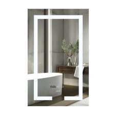 Дзеркало Mixxus HARD MR06-50x80-CASE з LED Touch, Anti-fog, димером, регулюванням яскравості, годинником