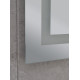 Зеркало Mixxus HARD MR06-50x80-CASE с LED Touch, Anti-fog, димером, рег. яркости, часами