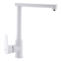 Смеситель для кухни Plamix Mario-017 White (без подводки)