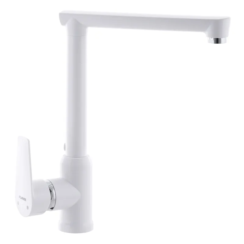 Смеситель для кухни Plamix Mario-017 White (без подводки)