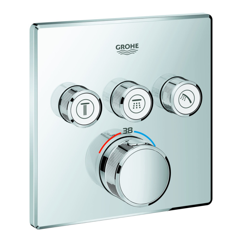 Душевая система скрытого монтажа с термостатом Grohe Grohtherm SmartControl New Tempesta 250 (UA264