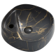 Раковина накладная MIXXUS PREMIUM WAVE-0201 MARBLE 430х430х150mm с отверстием под смеситель (MP6536