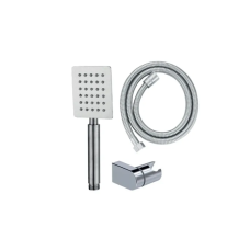 Душевой набор Mixxus Shower SET-02.SUS (шланг, лейка, кронштейн) с нерж. стали